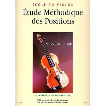 Etude Méthodique Des Positions - 4ème Cahier, VIeme et VIIeme Po