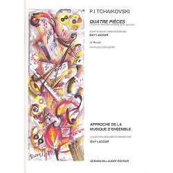 Tchaikovski : 4 Pièces (Partition D'orchestre)