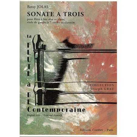 BETSY JOLAS : SONATE A TROIS