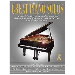 GREAT PIANO SOLOS THE TV BOOK