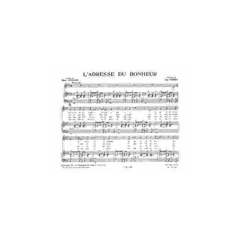 L'ADRESSE DU BONHEUR