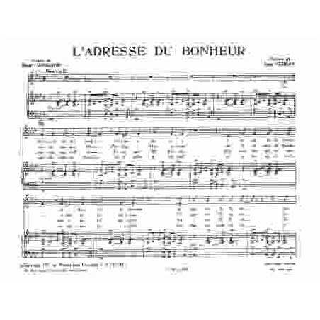 L'ADRESSE DU BONHEUR
