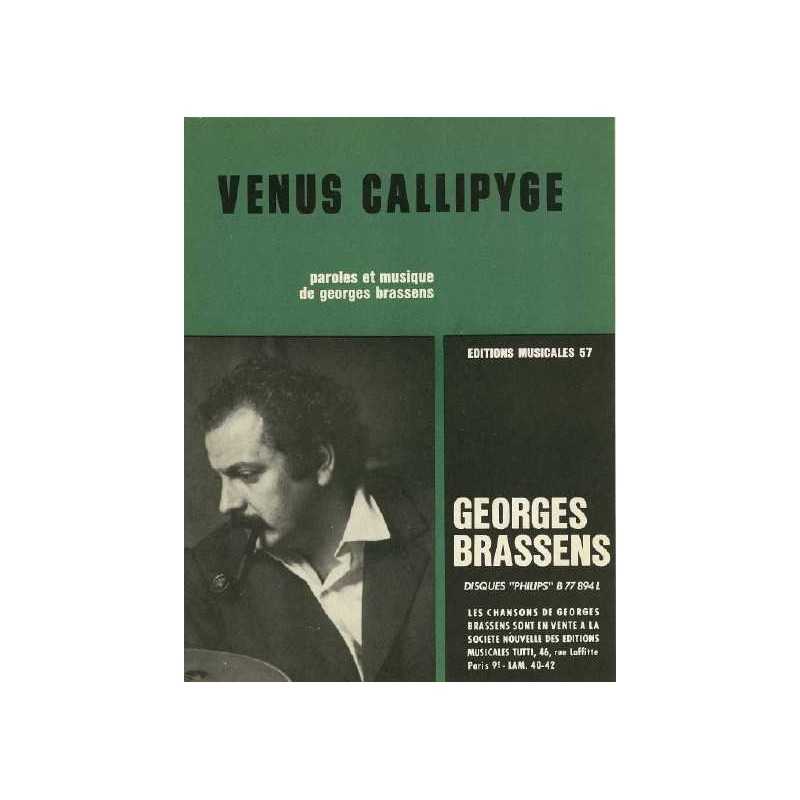 Partition Brassens VENUS CALLIPYGE
