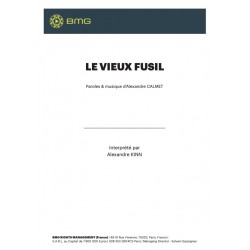 Sheet music LE VIEUX FUSIL Alexandre Kinn pdf