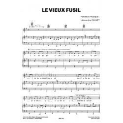 Sheet music LE VIEUX FUSIL Alexandre Kinn pdf