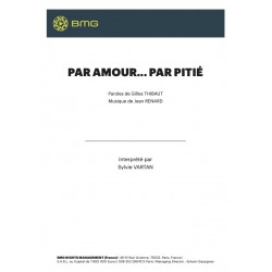 Partition PAR AMOUR... PAR PITIÉ Sylvie VARTAN PDF