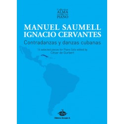 Partition CONTRADANZAS Y DANZAS CUBANAS César de Gurbert
