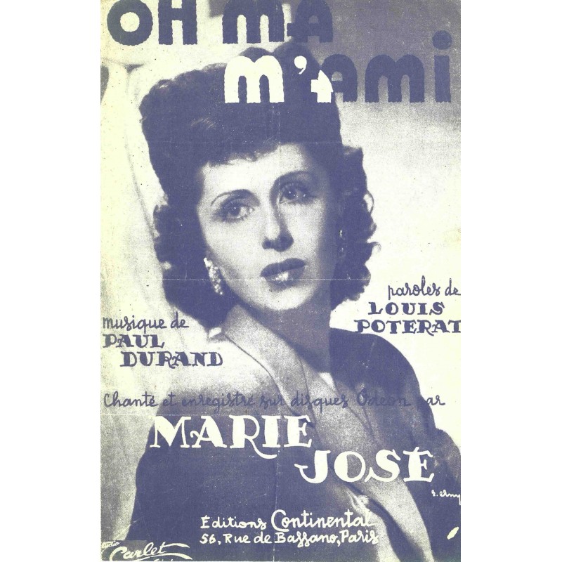 Partition OH MA M'AMI MARIE JOSÉ pdf