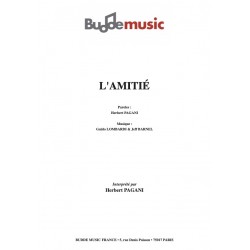 Partition L'AMITIE Herbert PAGANI