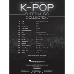 Songbook K-POP SHEET MUSIC COLLECTION
