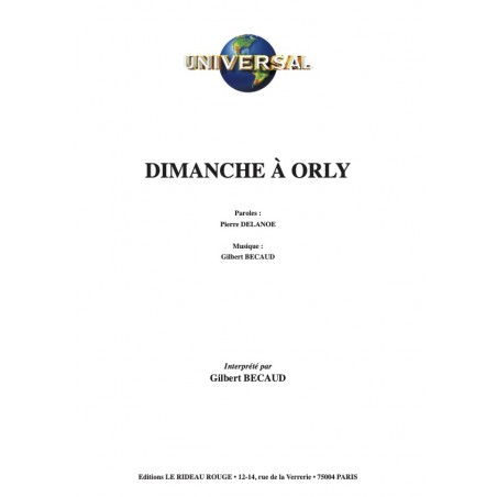 DIMANCHE À ORLY