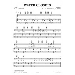 Sheet music WATER CLOSETS Les Elles