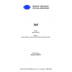 Sheet music 365 Barbara PRAVI