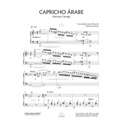 Partition Capricho Arabe César DE GURBERT