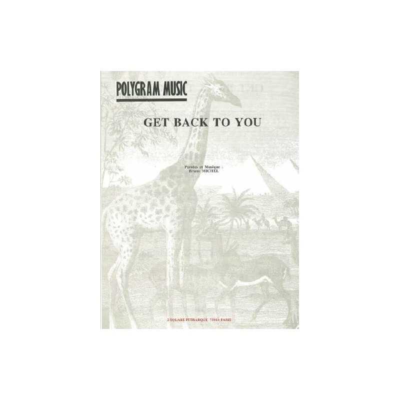 GET BACK TO YOU
