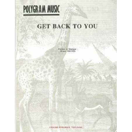 GET BACK TO YOU