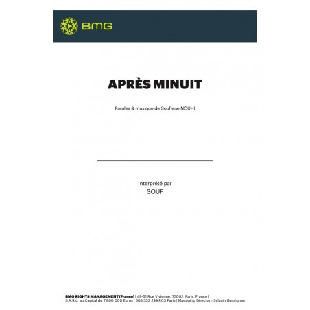 APRÈS MINUIT