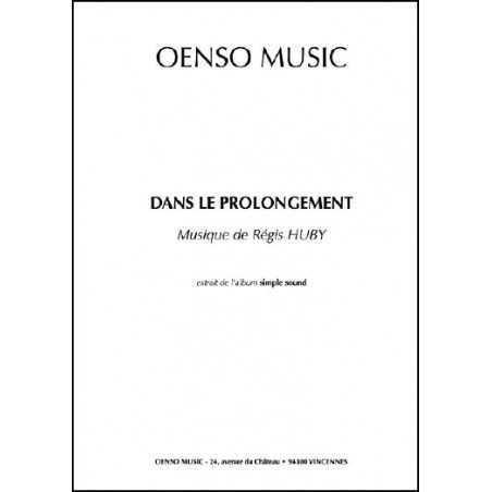 DANS LE PROLONGEMENT