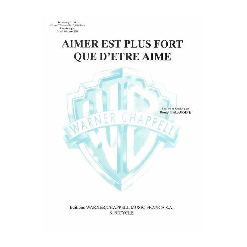 AIMER EST PLUS FORT QUE D'ÊTRE AIMÉ