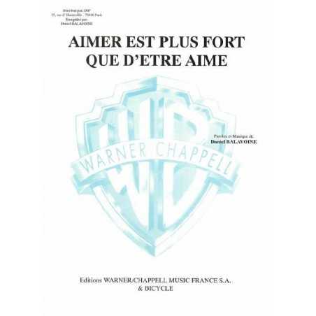 AIMER EST PLUS FORT QUE D'ÊTRE AIMÉ