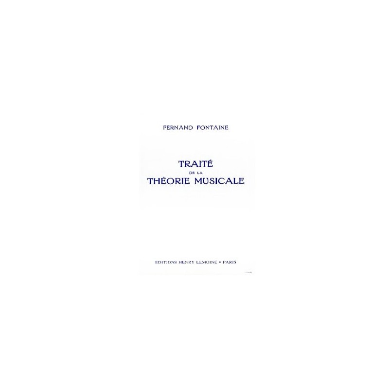 Partition Traité de la théorie