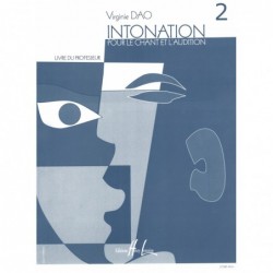 Partition Intonation pour le chant et l'audition Vol.2 livre du professeur