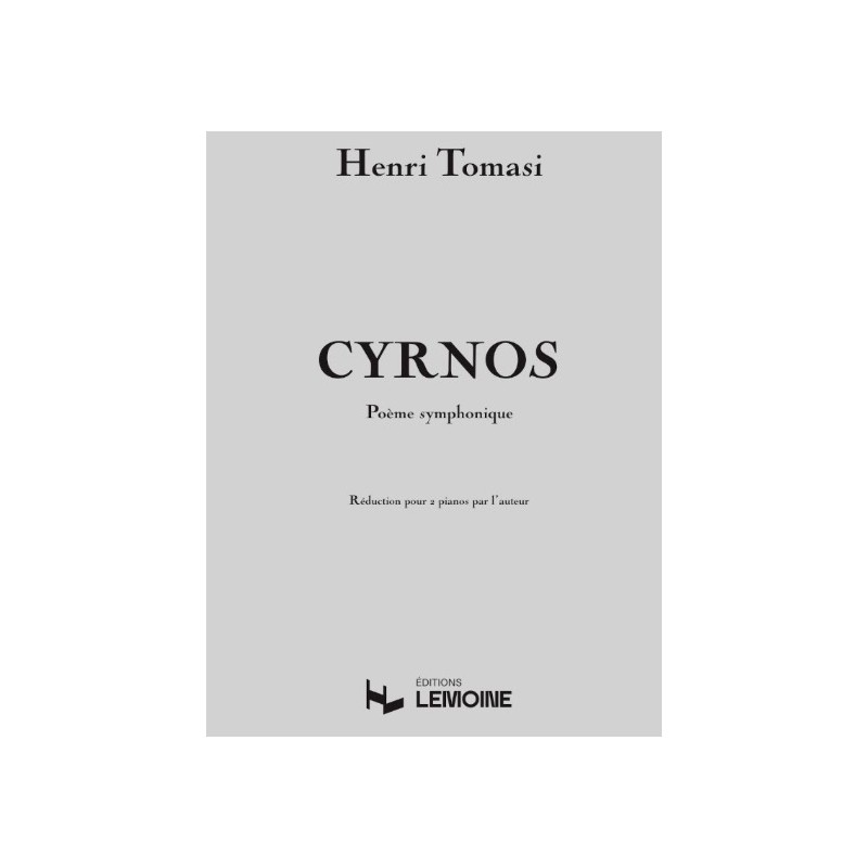 Cyrnos Partition pour 2 pianos