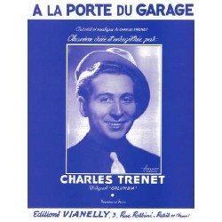 Partition A LA PORTE DU GARAGE Charles Trenet