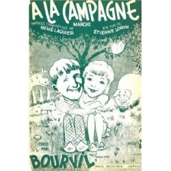 Sheet music A LA CAMPAGNE BOURVIL pdf