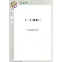 Sheet music A LA SEINE Léo Ferré