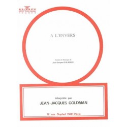 Sheet music A L'ENVERS Jean-Jacques GOLDMAN