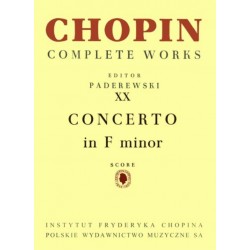 Chopin CW XX: Concerto No.2 Op.21 f-min