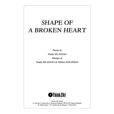 SHAPE OF A BROKEN HEART