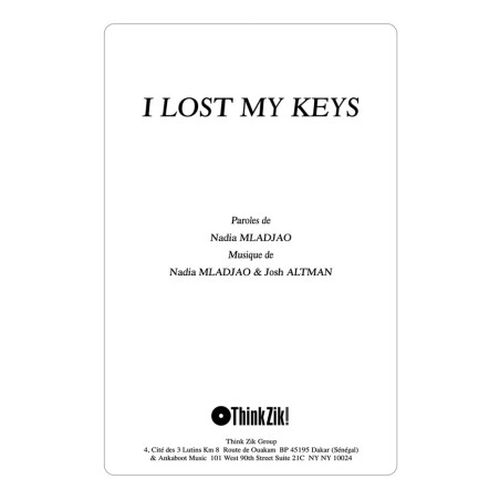 I LOST MY KEYS