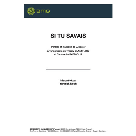 SI TU SAVAIS