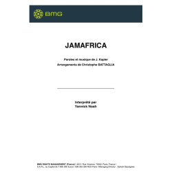 Sheet music JAMAFRICA