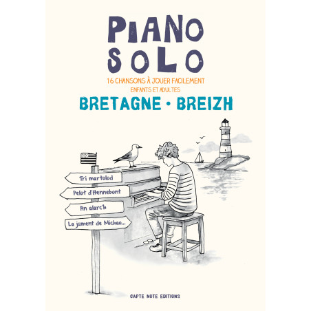 PIANO SOLO BRETAGNE - BREIZH