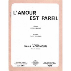L'AMOUR EST PAREIL