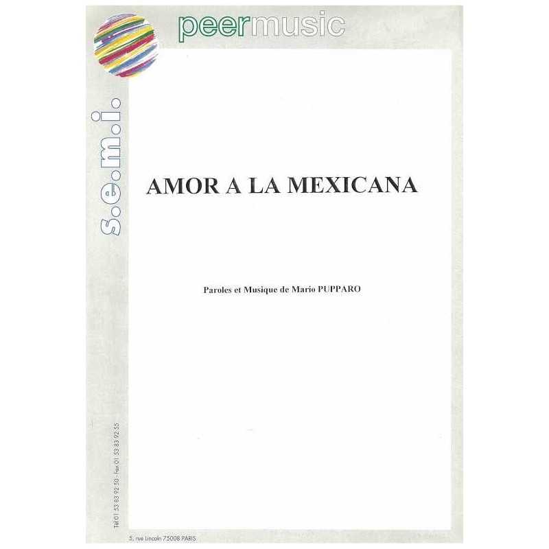 Sheet music AMOR A LA MEXICANA Thalia