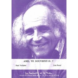 Partition ÂME TE SOUVIENT-IL Léo Ferré