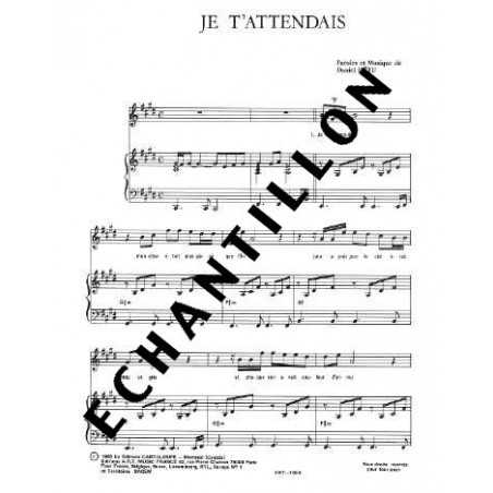 JE T'ATTENDAIS