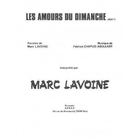 LES AMOURS DU DIMANCHE