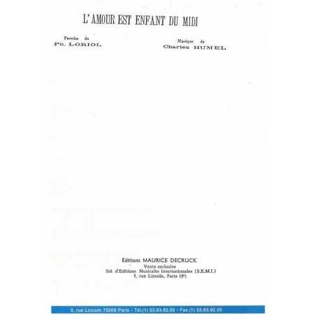 L'AMOUR EST ENFANT DU MIDI