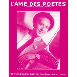 Sheet music L'ÂME DES POÈTES Charles Trenet