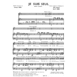Sheet music JE SUIS SEUL ( WHAT IS SOUL ) Johnny HALLYDAY