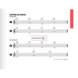 DESTINATION MUSIQUE : LES DICTÉES. Volume 1
