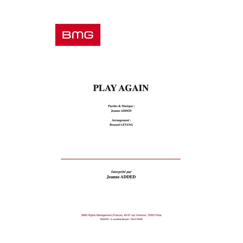 Partition ONLY TRUTH (Arr.) Jeanne ADDED