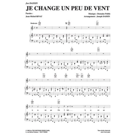 JE CHANGE UN PEU DE VENT
