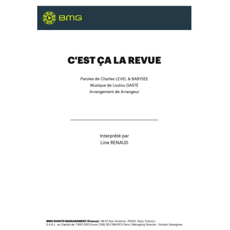 C'EST ÇA LA REVUE