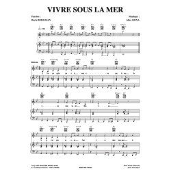 sheet music VIVRE SOUS LA MER ALICE DONA